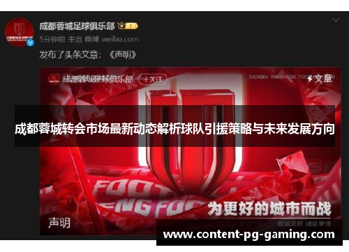 成都蓉城转会市场最新动态解析球队引援策略与未来发展方向